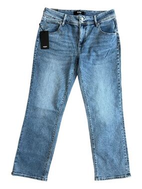 Hudson LA Blue Jeans Size 12/32 Straight Leg NWT Women